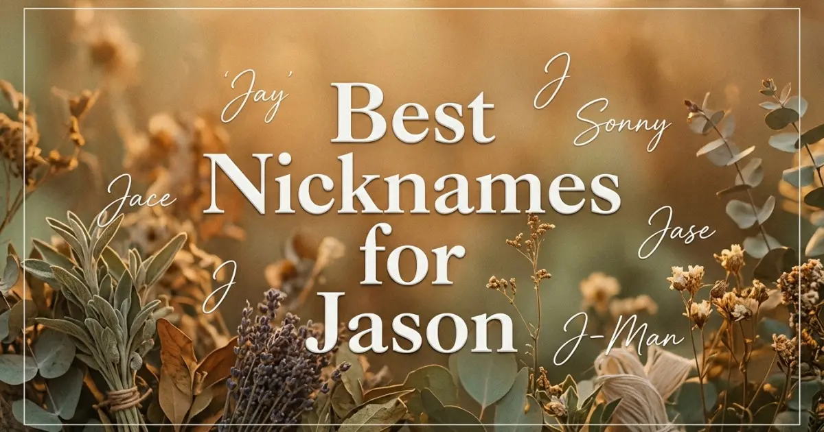 Nicknames for Jason