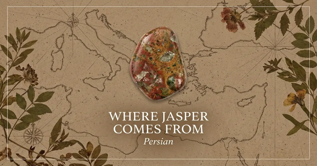 The name Jasper comes from: Persian