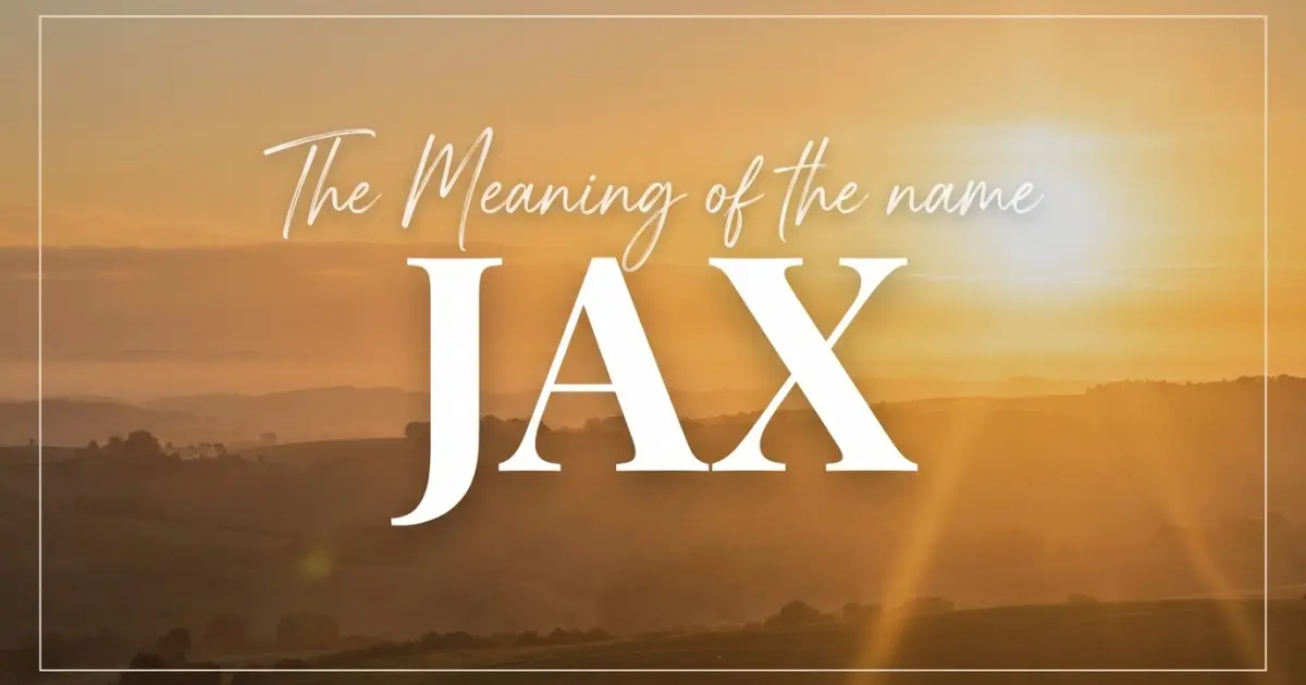 Jax name meaning