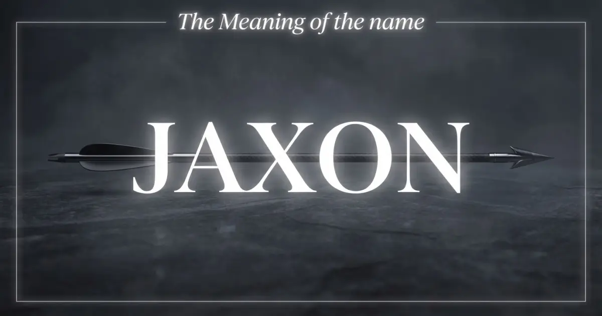 Jaxon name meaning