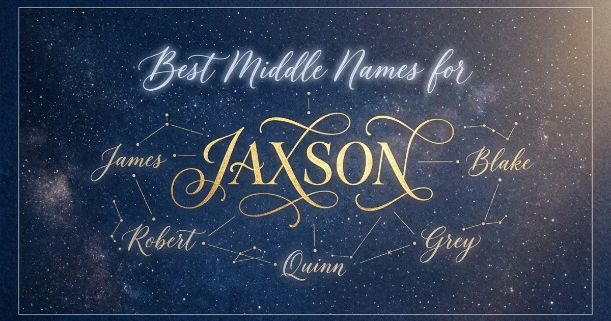 Best middle names for Jaxson
