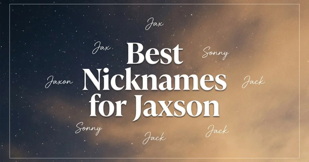 Nicknames for Jaxson