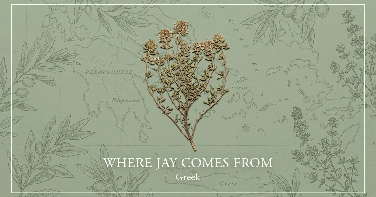 The name Jay comes from: Greek