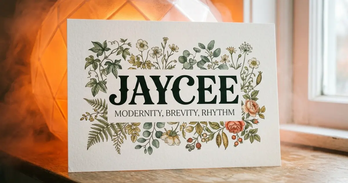 Jaycee meaning themes: modernity, brevity, rhythm