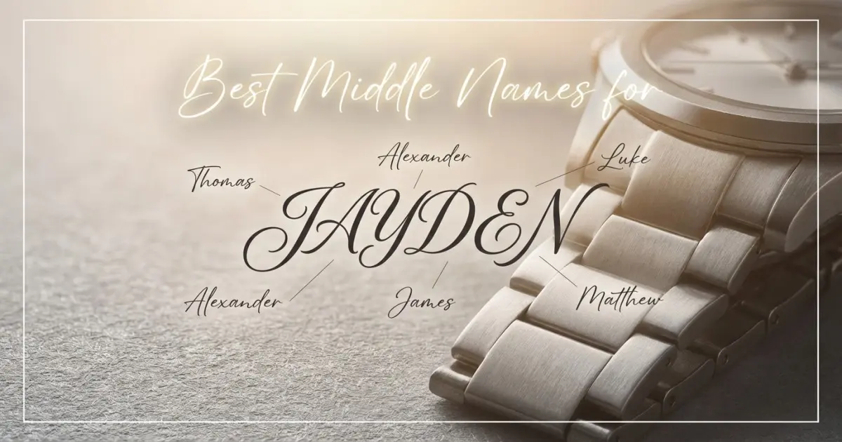 Best middle names for Jayden