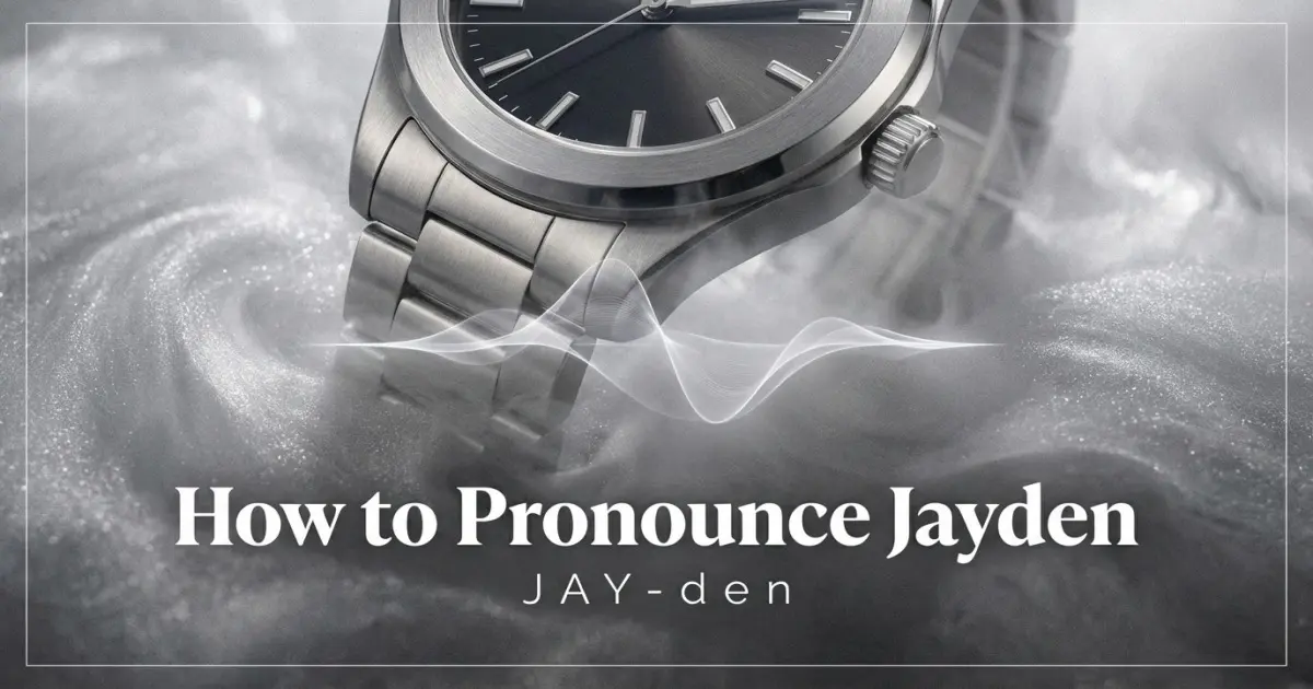 How to pronounce Jayden