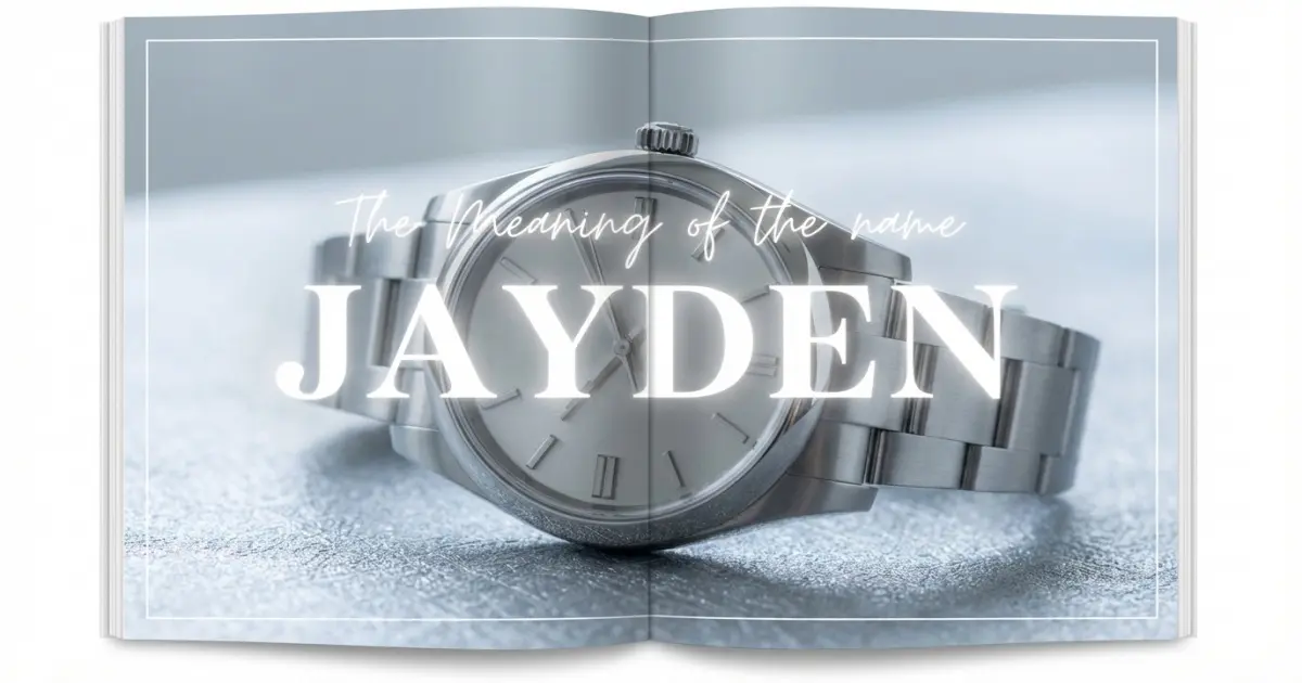 Jayden name meaning