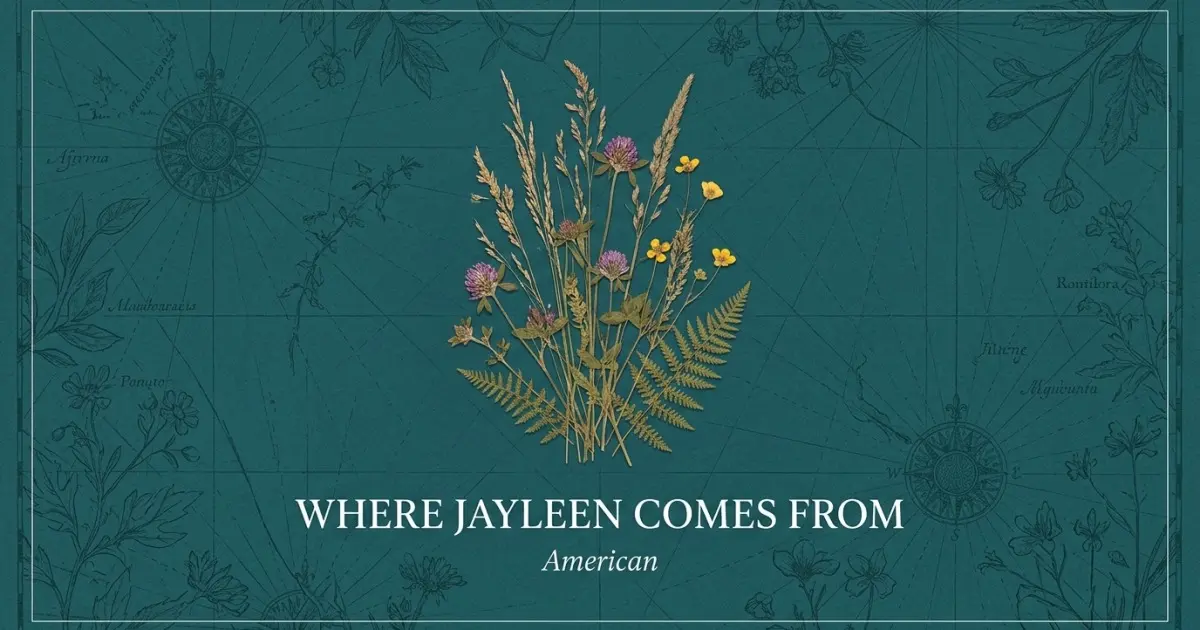 The name Jayleen comes from: American