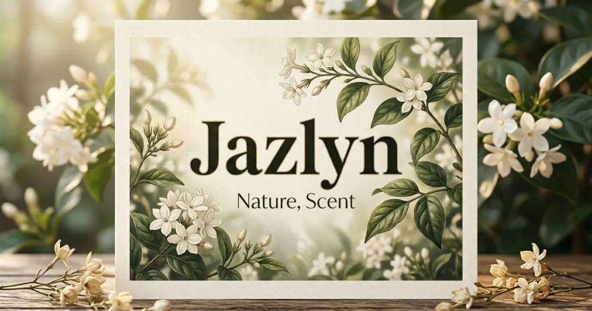 Jazlyn meaning themes: nature, scent