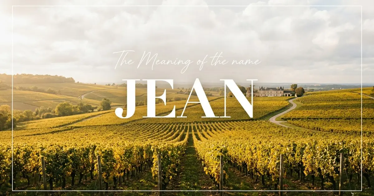 Jean name meaning