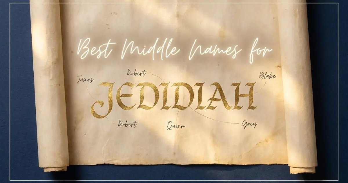 Best middle names for Jedidiah