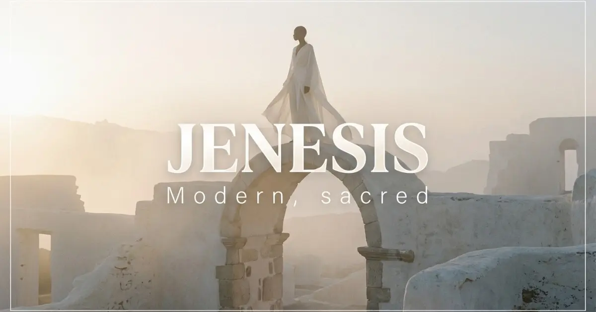 Jenesis name vibe: Modern, sacred