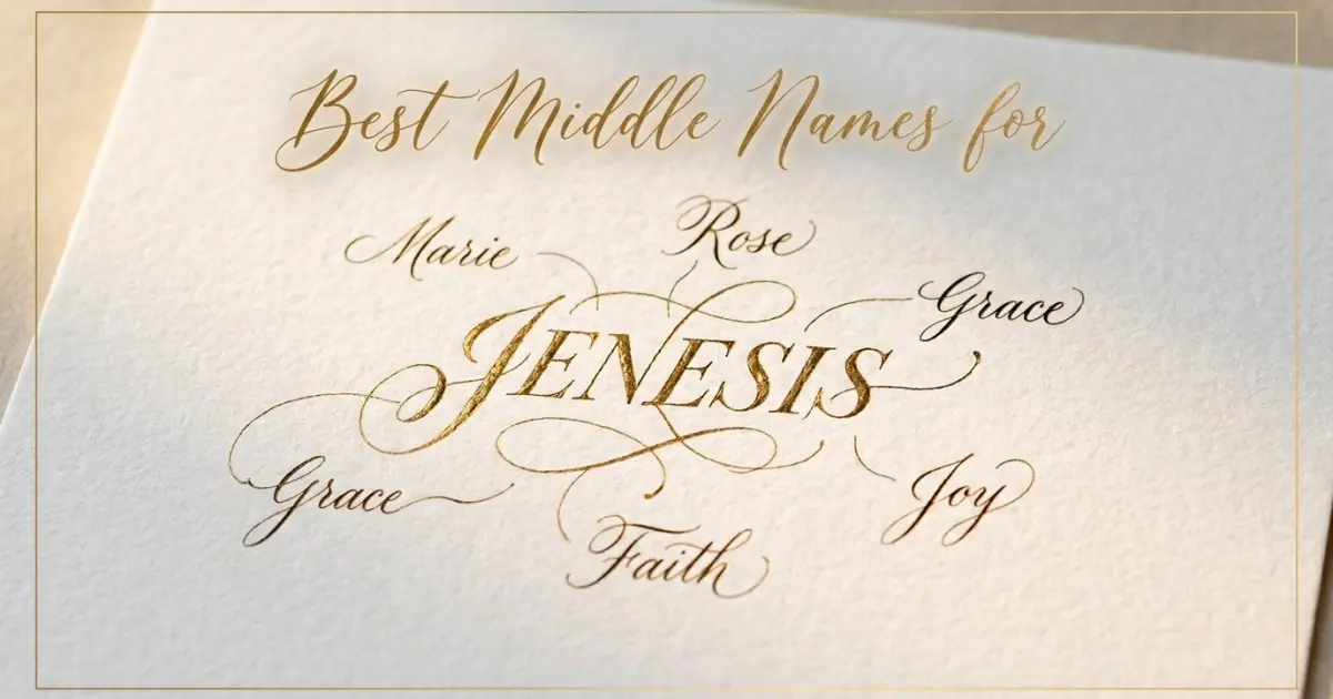 Best middle names for Jenesis