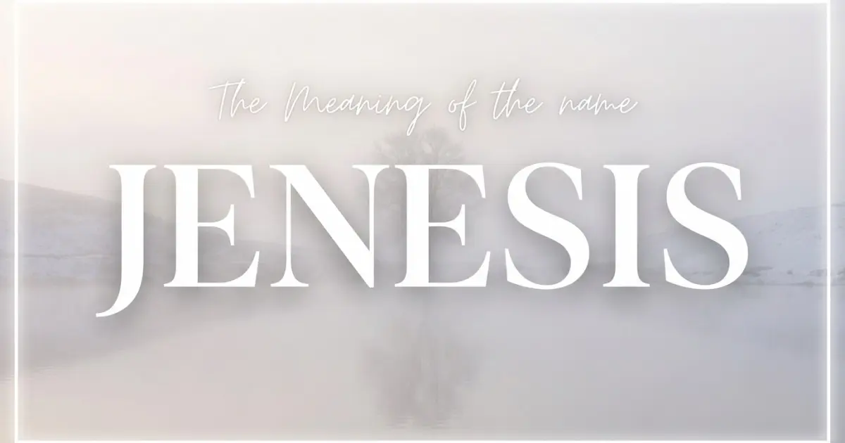 Jenesis name meaning