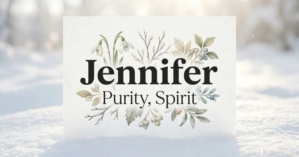 Jennifer meaning themes: purity, spirit