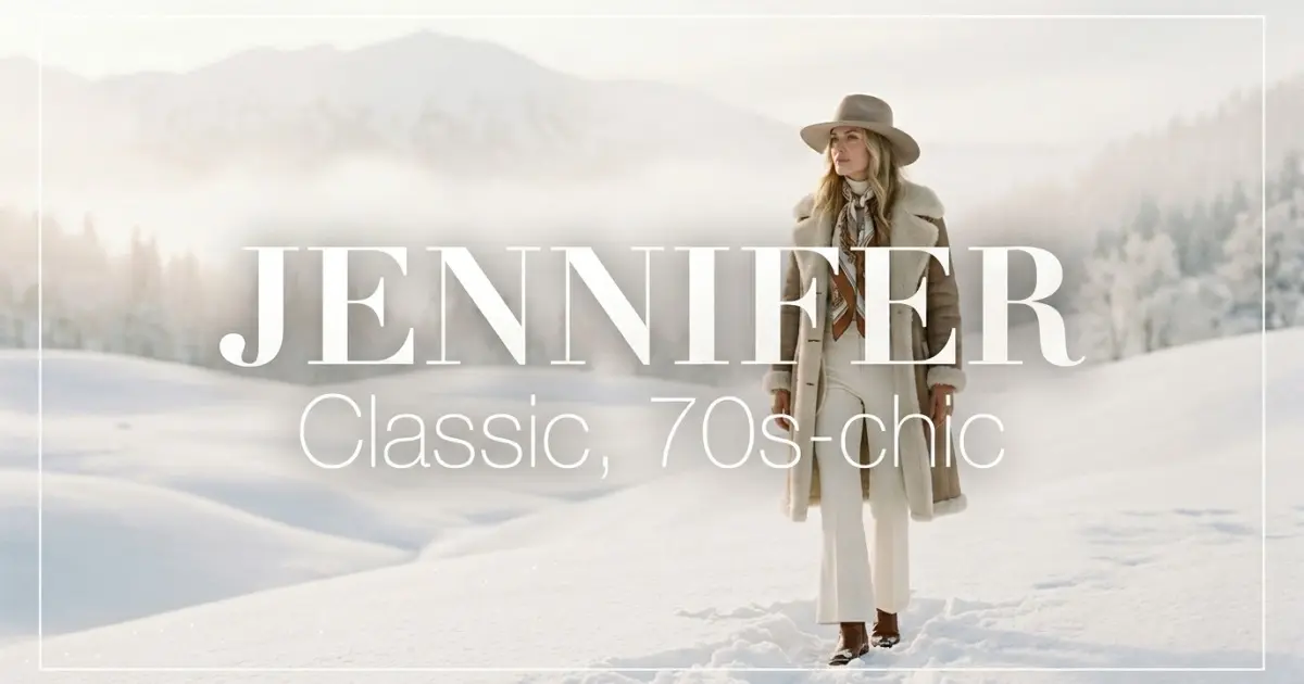 Jennifer name vibe: Classic, 70s-chic