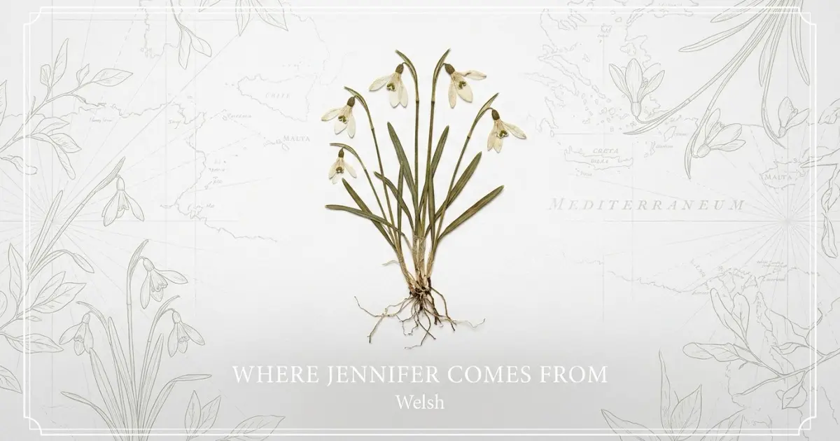 The name Jennifer comes from: Welsh