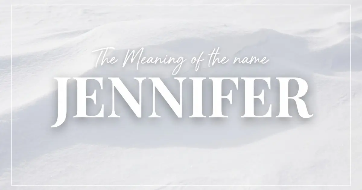 Jennifer name meaning
