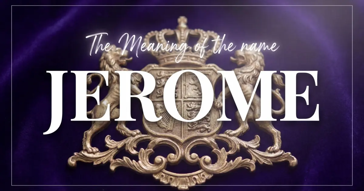 Jerome name meaning