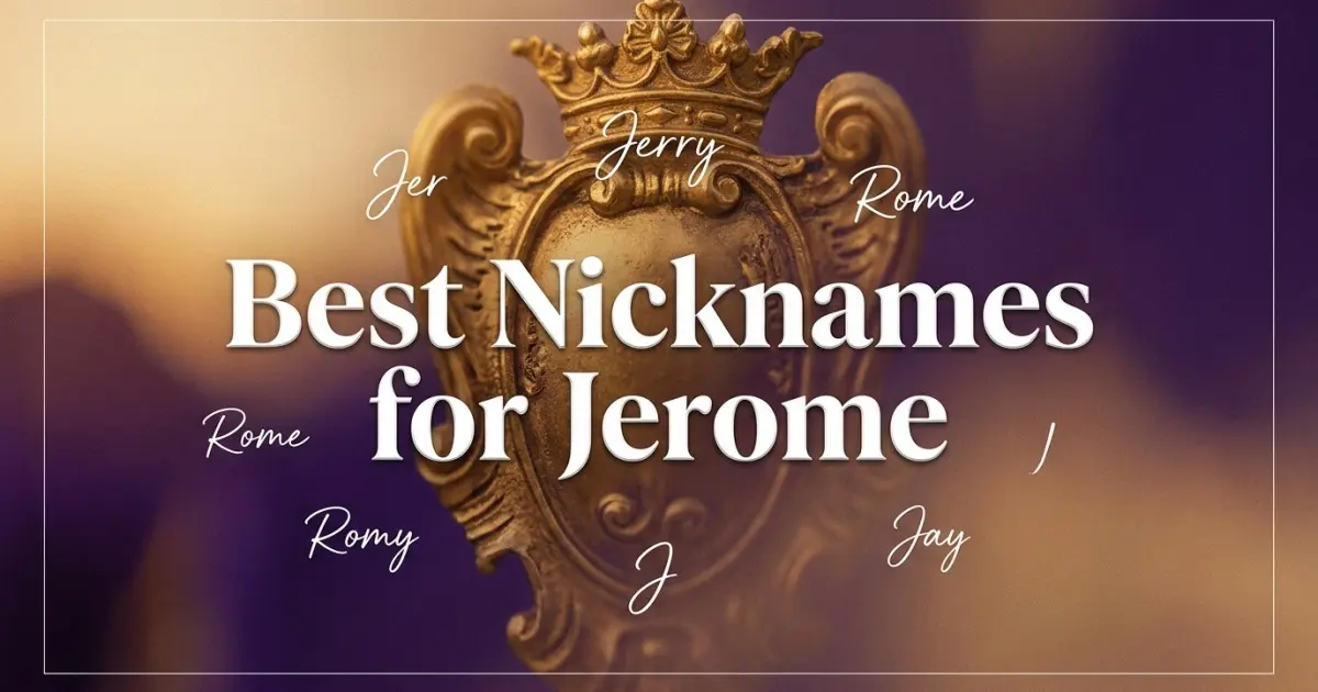 Nicknames for Jerome