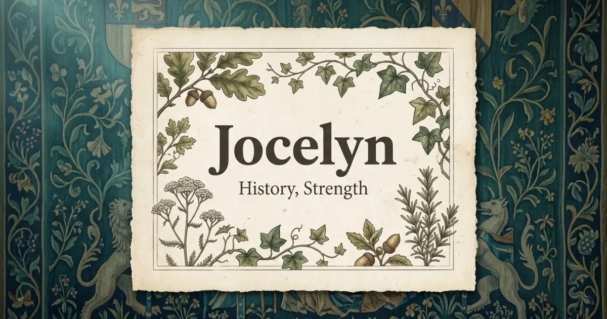 Jocelyn meaning themes: history, strength