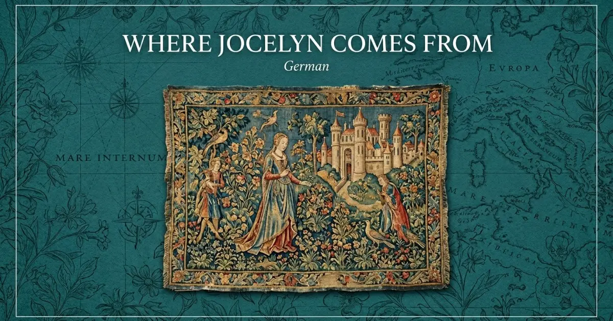 The name Jocelyn comes from: German