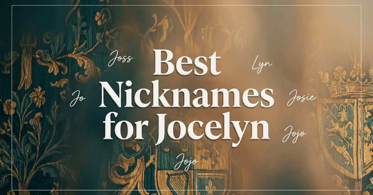 Nicknames for Jocelyn