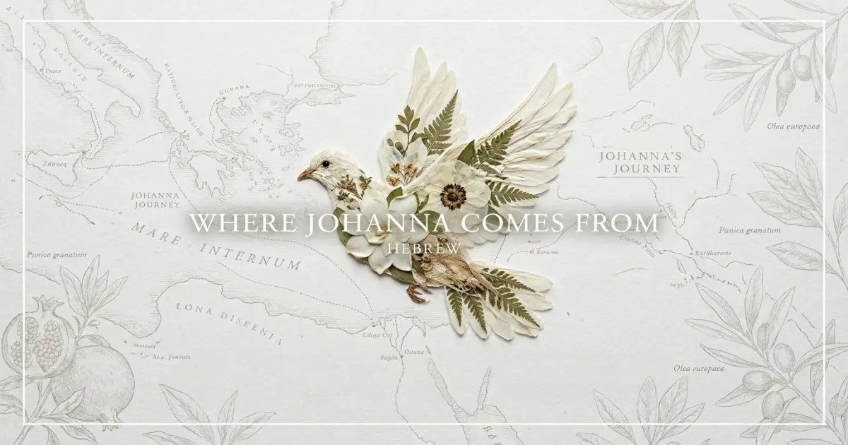 The name Johanna comes from: Hebrew