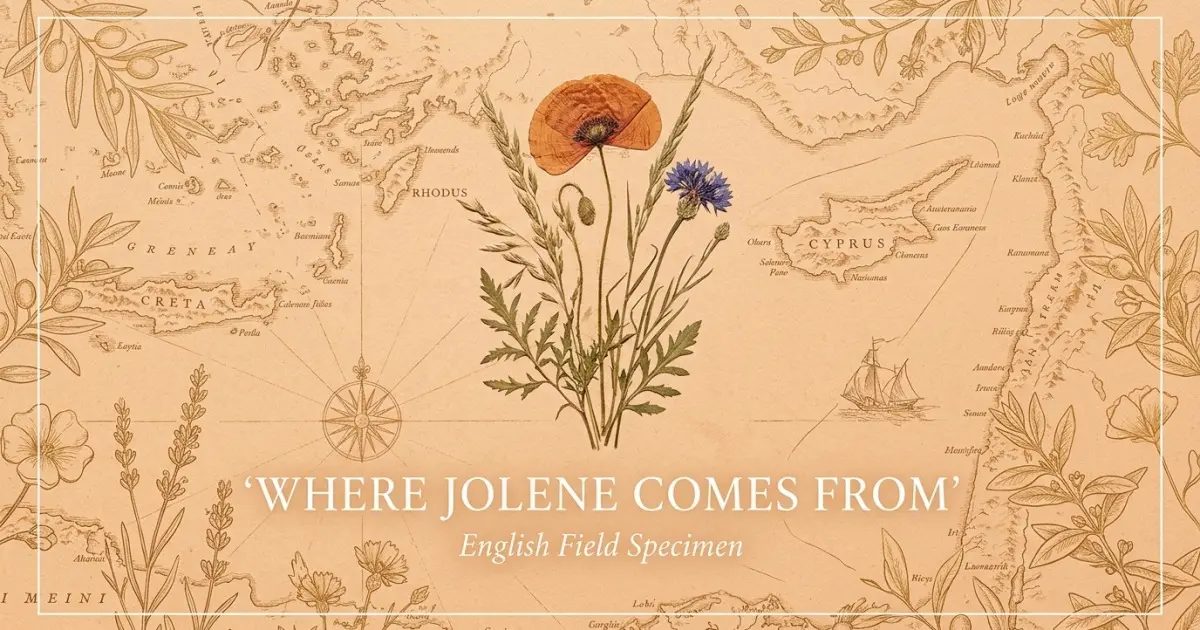 The name Jolene comes from: English