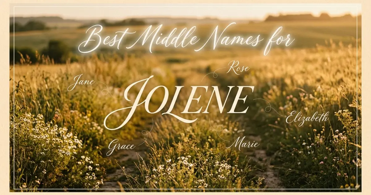 Best middle names for Jolene