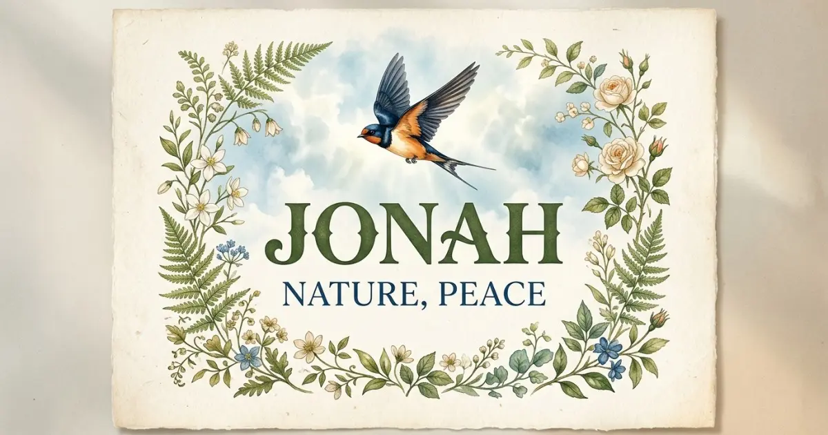 Jonah meaning themes: nature, peace