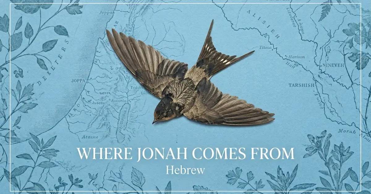 The name Jonah comes from: Hebrew