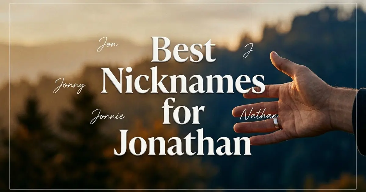 Nicknames for Jonathan