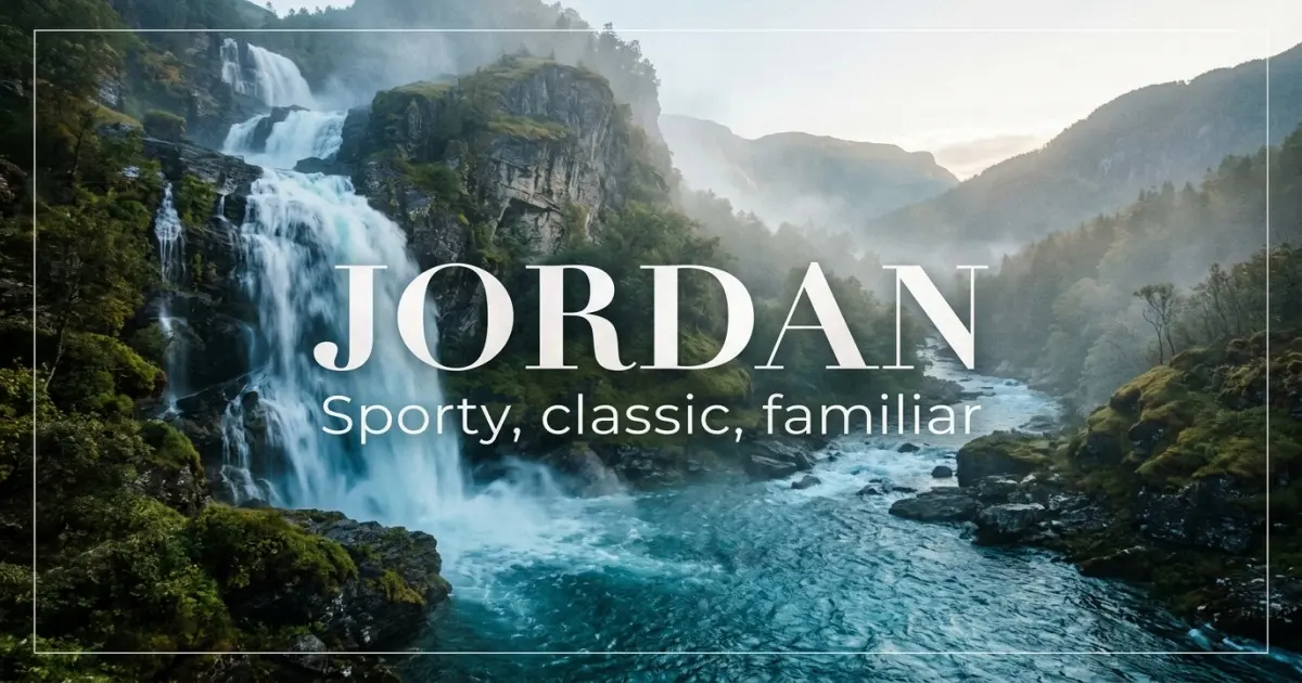 Jordan Name Vibe