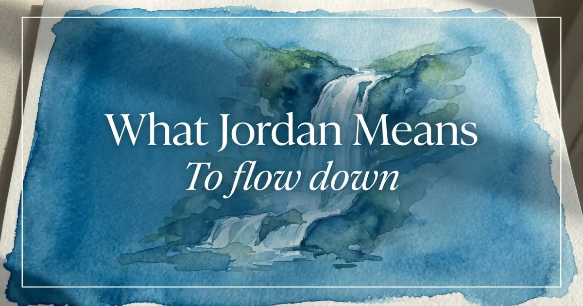 What Jordan Means