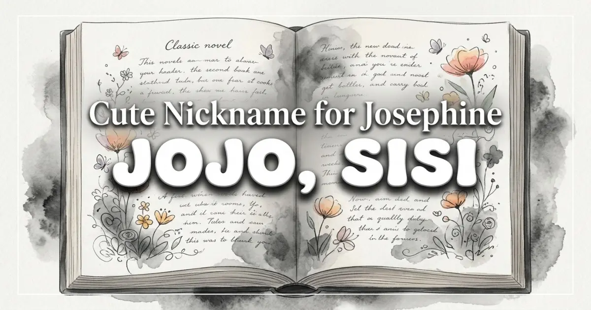 Cute nickname for Josephine: Jojo, Sisi