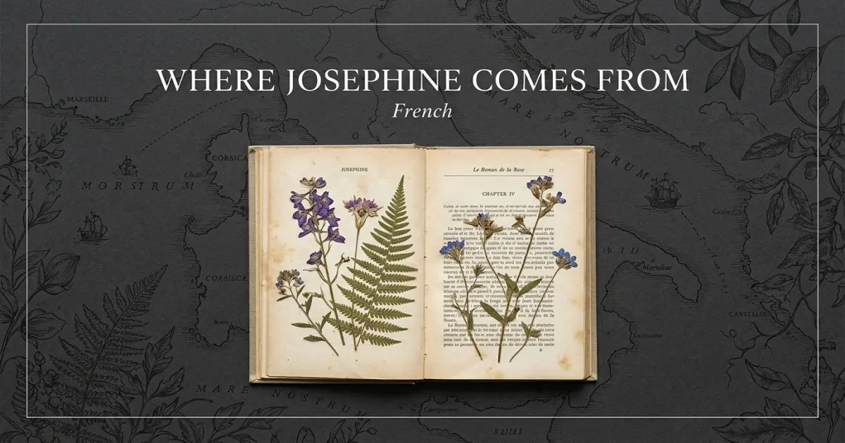 The name Josephine comes from: French