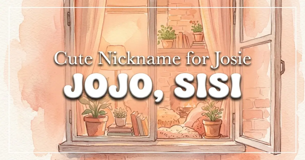 Cute nickname for Josie: Jojo, Sisi