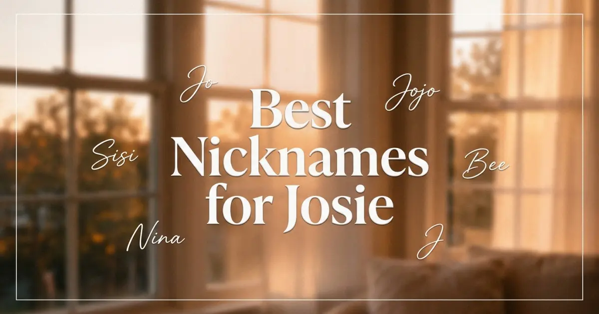 Nicknames for Josie