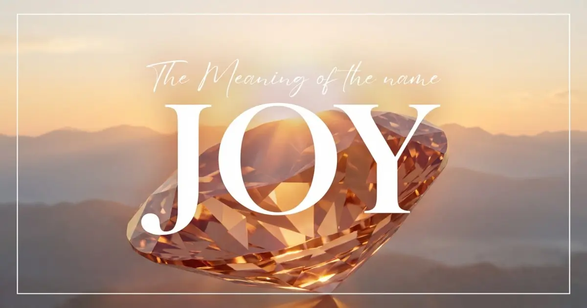 Joy name meaning