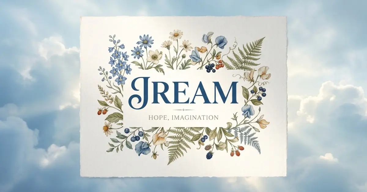 Jream meaning themes: hope, imagination