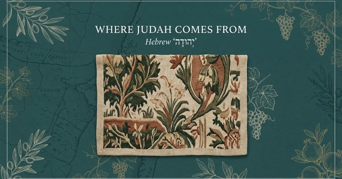 The name Judah comes from: Hebrew