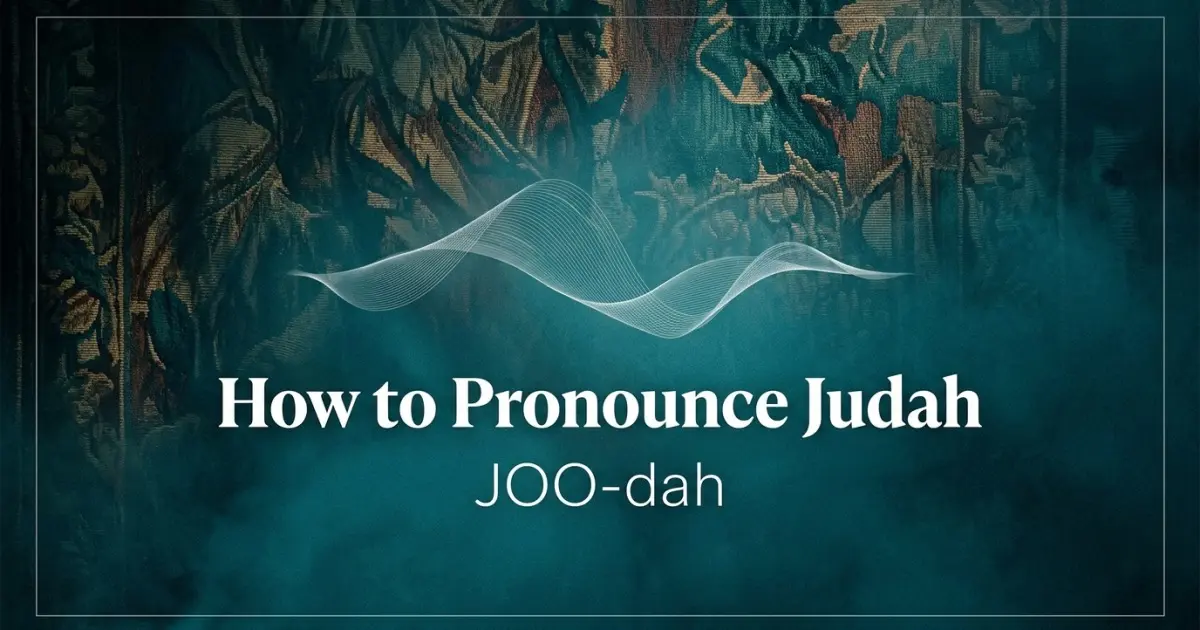 How to pronounce Judah