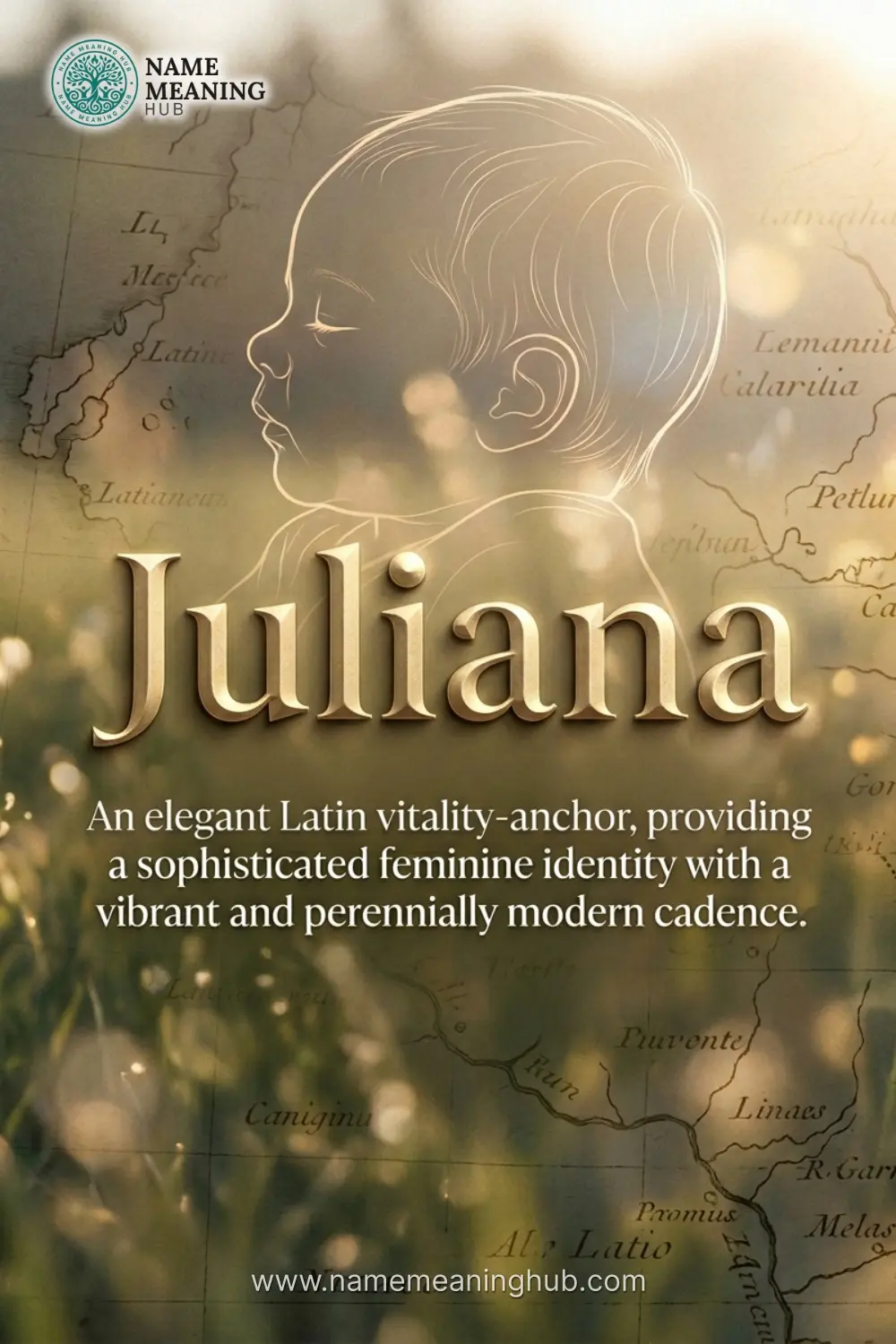 Meaning of the name Juliana: An elegant Latin vitality-anchor, providing a sophisticated feminine identity with a vibrant and perennially modern cadence.