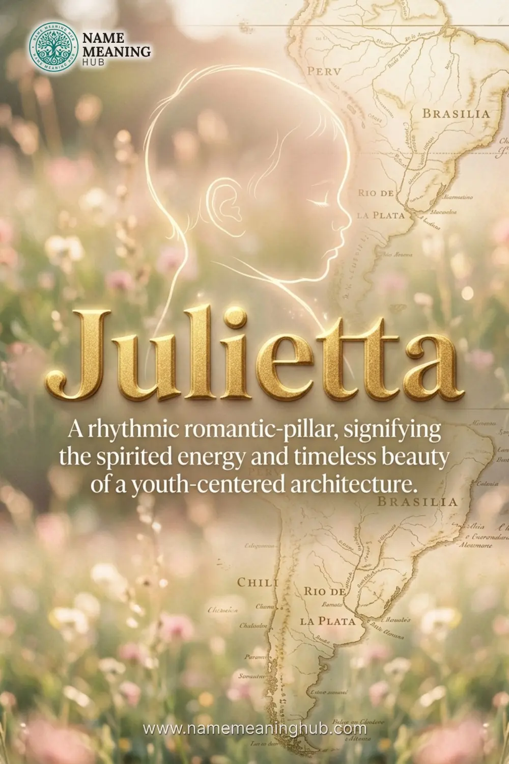 Meaning of the name Julietta: A rhythmic romantic-pillar, signifying the spirited energy and timeless beauty of a youth-centered architecture.