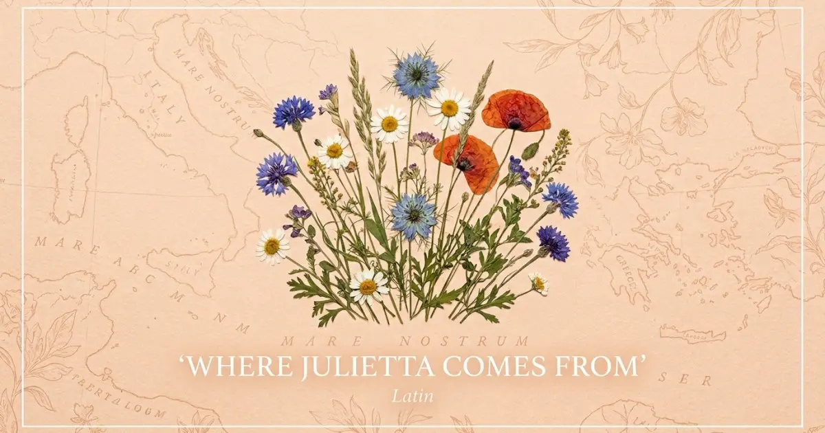 The name Julietta comes from: Latin