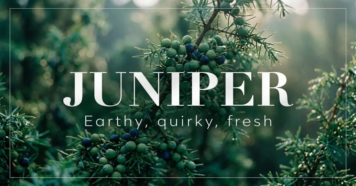 Juniper name vibe: Earthy, quirky, fresh
