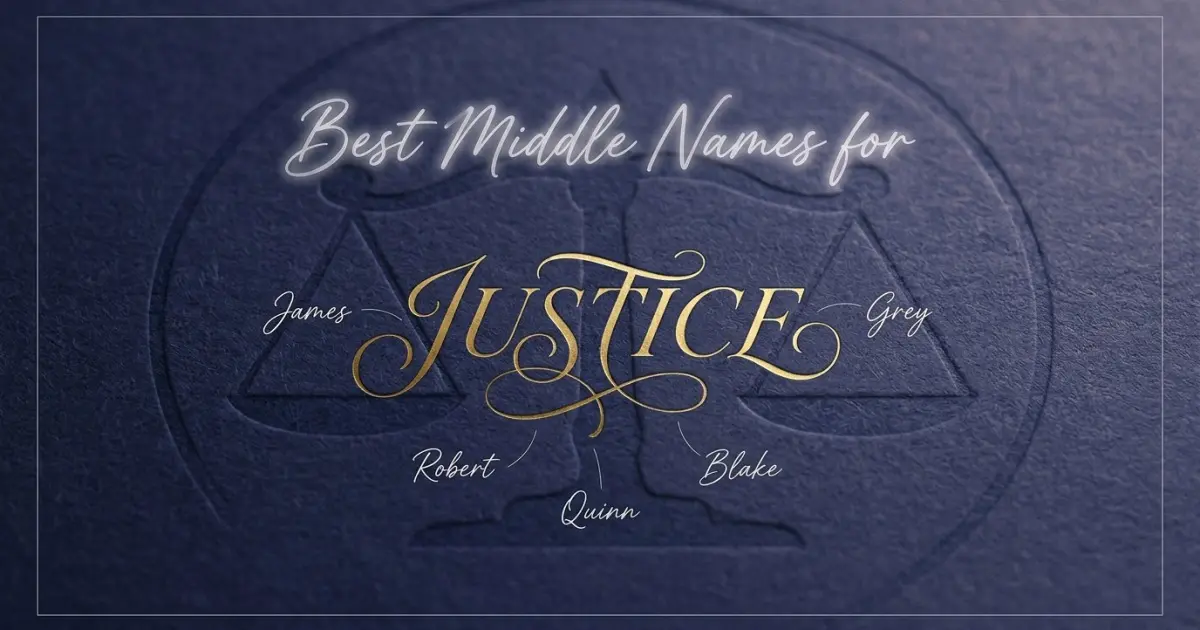 Best middle names for Justice