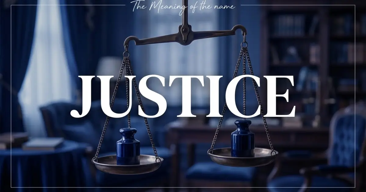 Justice name meaning