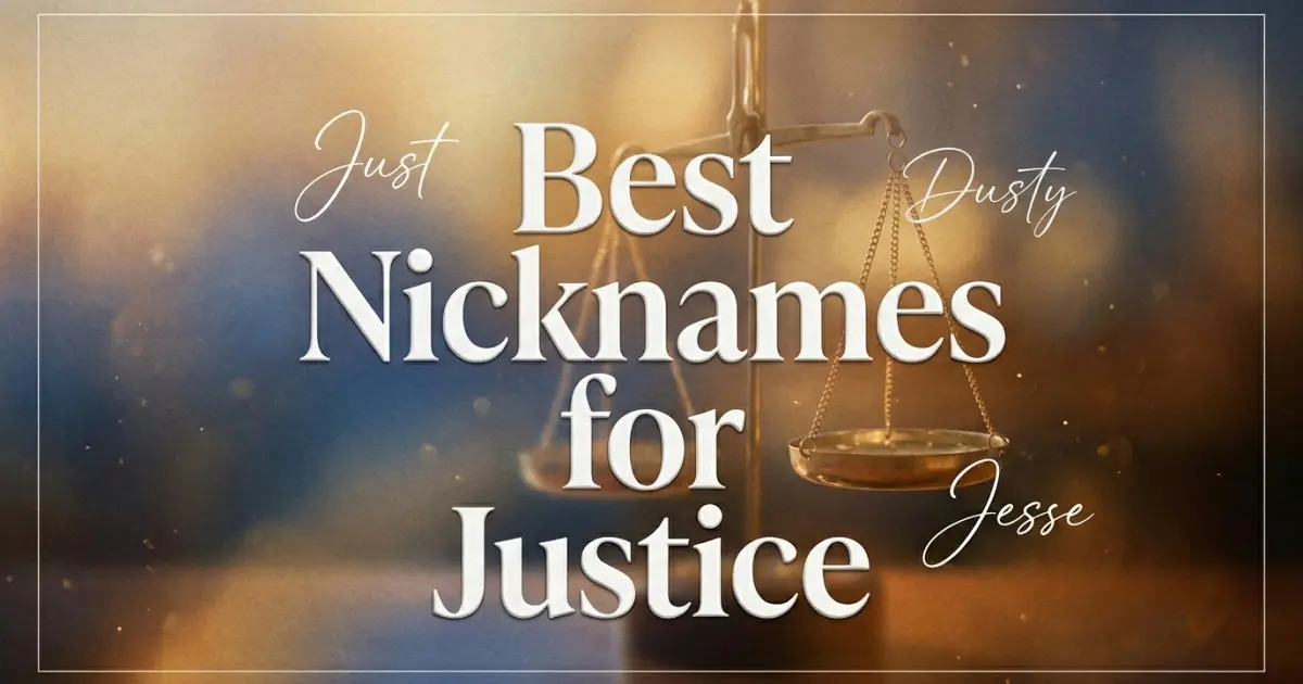 Nicknames for Justice